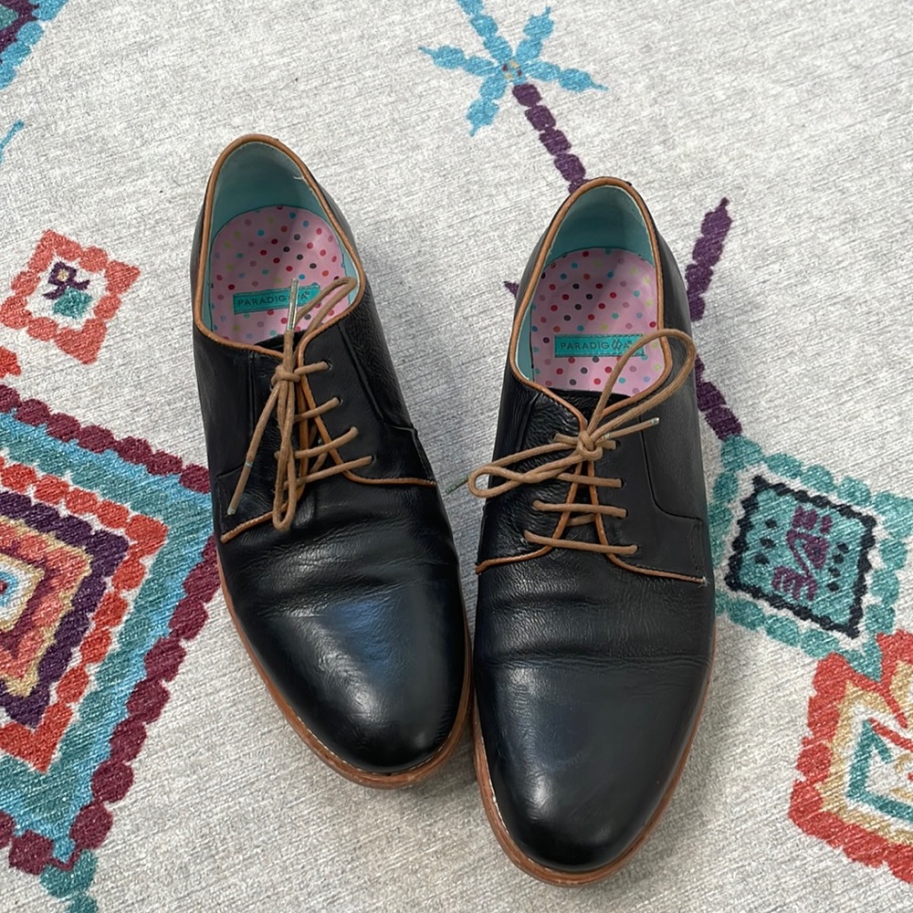 Paradigma Leather Lace Up Oxford shoes